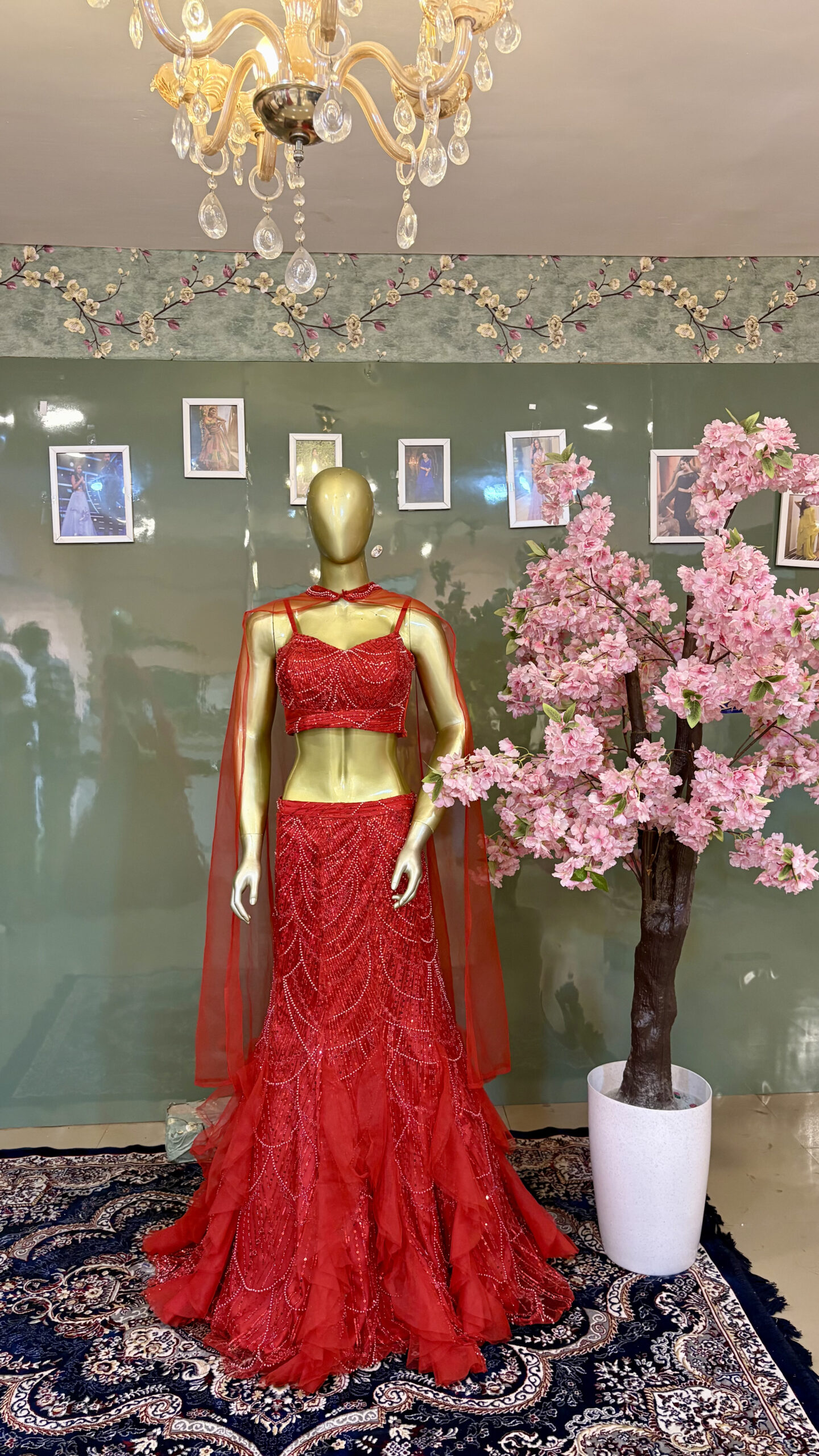 ruby royale mermaid lehenga ruby royale mermaid lehenga