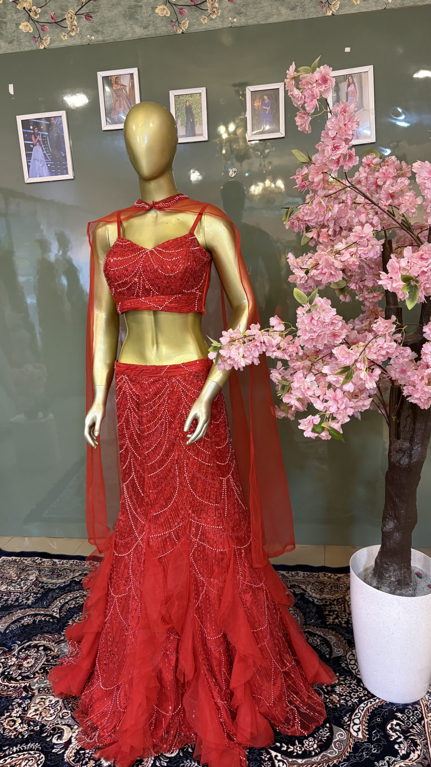 ruby royale mermaid lehenga ruby royale mermaid lehenga